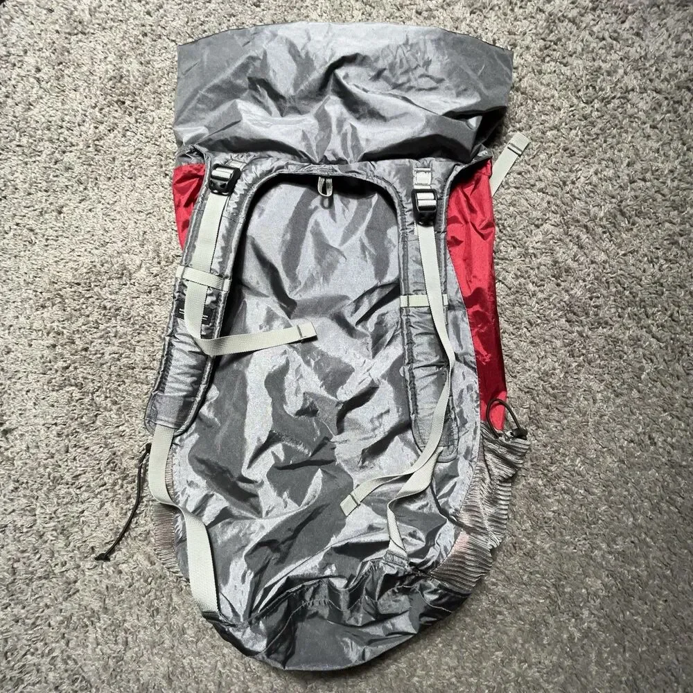 Outdoor Research Drycomp Summit Sack Dry Bag Red Gray 36L Hiking Ultralight